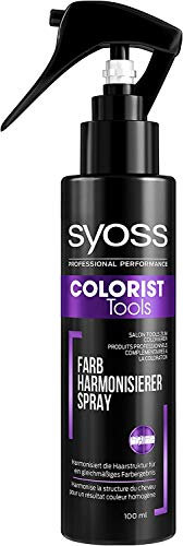 syoss Professional Performance entintado Tools farbharm onisierer Spray contenido: 100 ml spray armonizan la estructura para una Farberware Genis Uniforme del pelo del pelo coloration.