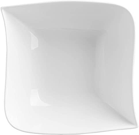 SG Secret de Gourmet Ensaladera cuadrada Design Wave - 24 X 24 Cm - Porcelana