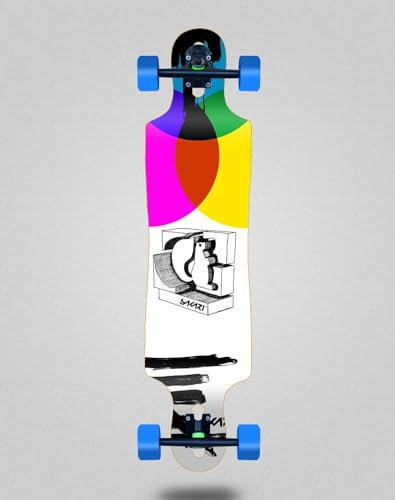 Skate Skateboard Longboard Complete 40x9 Drop Sakari Chroma