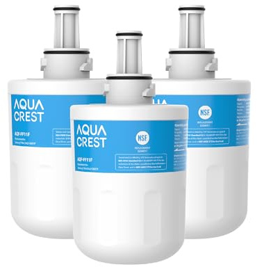 AQUA CREST Filtre Frigo Remplacement pour Samsung® DA29-00003F, 3 Pack | AQF-FF11F Compatible avec Samsung Aqua Pure Plus Réfrigérateur Samsung DA29-00003F, HAFIN1/EXP, DA97-06137A-B, HAFIN2/EXP (3)