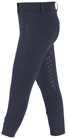 LeMieux Junior Pro Young Rider Breeches for Girls & Young Riders - Equestrian Pants for Horseback Riding - Jodhpur Riding Pants (Navy/11-12 Years)