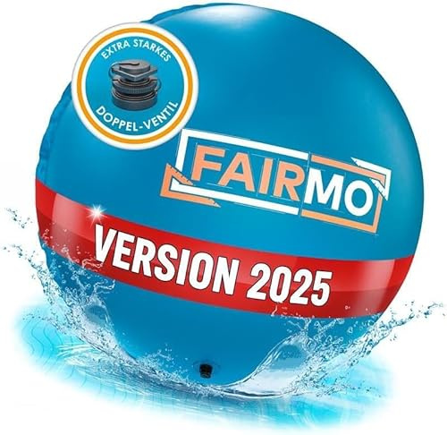 Fairmo – Winter-Polster-Luftkissen – Groß 3 m, rund – Aufblasbarer Eisausgleich für die Überwinterung von oberirdischen Pools – Eisausgleichs-Poolabdeckung