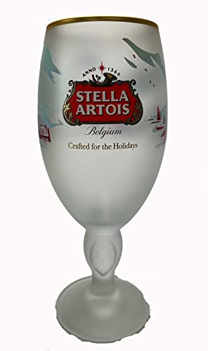 TUFF LUV Official Limited Edition Stella Holiday Christmas Beer Chalice Glass - 33cl - 1 Glass