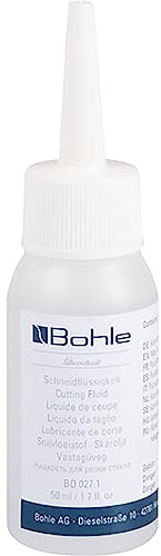 Bohle BO 027.1 Schneidflüssigkeit Silberschnitt 50 ml für Ölglasschneider, transparent