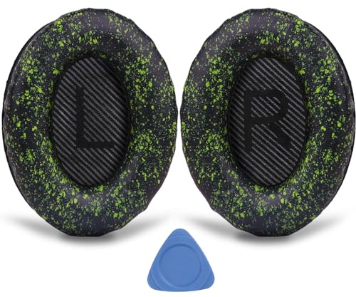 YOCOWOCO Replacement EarPads for Bose QuietComfort 35 (QC35) & Quiet Comfort 35 II (QC 35 ii) Headphones, Ear Pads Cushions with Noise Isolation Memory Foam, Softer Protein Leather, Added Thickness