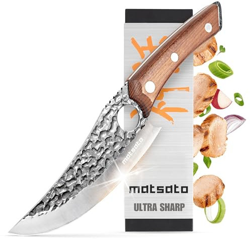 Matsato Küchenmesser Scharf, Kochmesser Messer Original für Küche Messer Original Knife Perfekt zum Schneiden und Zerkleinern