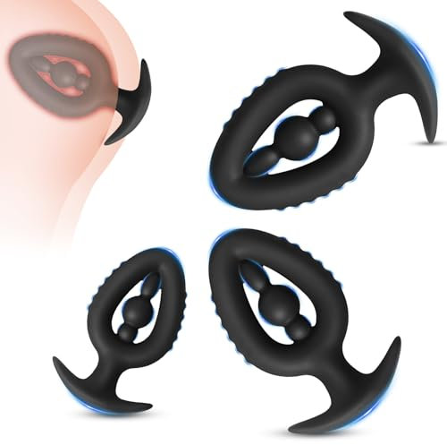 BDSMJOY Analplugs Set Dildo Analspielzeuge,Neu Analdehner Buttplug Analplug für Frauen Männer,Anal Plug Anal Dildo Set Butt Plug,Analdilos Herren Dildos,SM Sex Spielzeug für die Männer Frau Paare