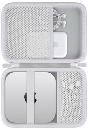 co2CREA Hard Case for Apple 2024 Mac Mini M4 /M4 Pro Desktop Computer | Hard Shell Shockproof EVA Travel Carry Case, Portable Impact Resistant Protective Storage Bag