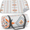 HUTHIM Couverture Pique Nique Imperméable 300x300 cm：Tapis Pique Nique Lavable en Machine Nappe Pique Nique sans Sable Convient pour Familie Pique-Nique Camping Plage Le Jardin