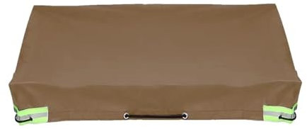 WENYOG Bâche Remorque Bâche De Remorque, Couverture De Remorque De Camping-Car, Résistante Aux Intempéries Et Au Gel, for Remorque De Voyage, Remorque De Voiture Et(Brown)