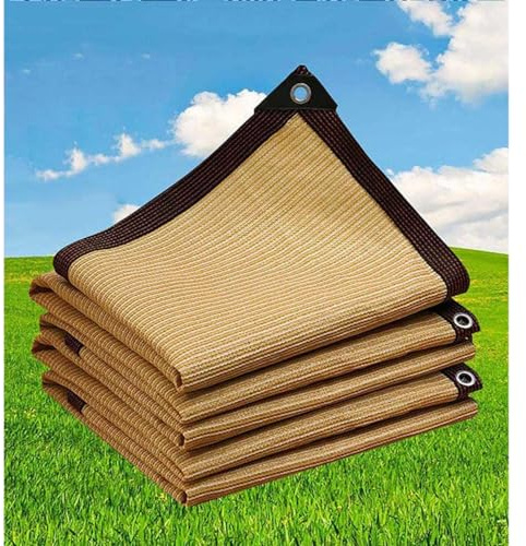 Voile D'Ombrage 3x3 Carré Toile Ombrage 4x3 Blanc Voile Dombrage Filet D'Ombrage pour Serre, Poulailler, ExtéRieur,6x6m