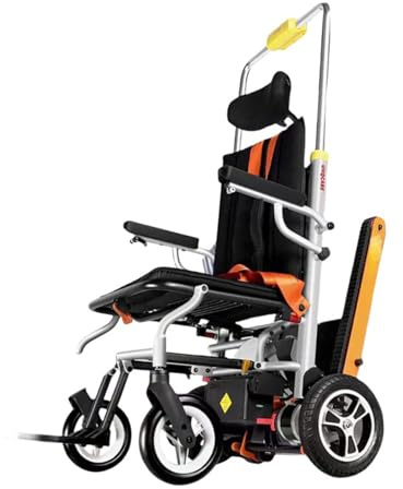 Sube-Escaleras Eléctrico Sobre Orugas,Silla Portátil Plegable Para Escaleras,Silla De Ruedas Eléctrica Sobre Orugas,Aleación De Aluminio,Carga 169 Kg/373 Lb Manual