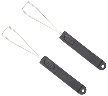 DIYEAH Extracteur de Clés en Acier 2pcs pour Nettoyage Clavier Mécanique et Enlève Poussière