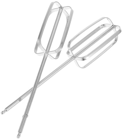 FELTECHELECTR 2 Piezas Accesorios para Batidora de Mano Varillas Acero Inoxidable Repuesto Multifuncional para Mezclar Huevos y Amasar con Diseño Resistente y Fácil Limpieza Reutilizable