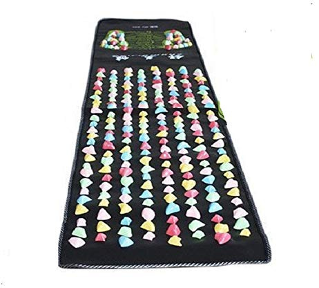 Yosoo 1,7 m x0.35m Massageboard Reflexologie Walk Stone Massage Bein Massager Matte Gesundheit Fußpflege