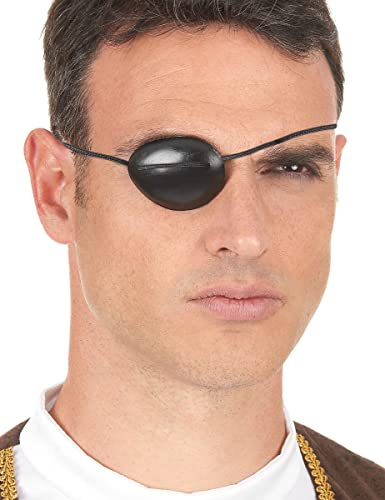 DEGUISE TOI - Cache oeil adulte - Cache-oeil - Taille Unique - Noir - Accessoires pour déguisement - Plastique - - Carnaval
