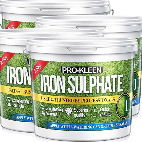 Premium Iron Sulphate Lawn Tonic/Lawn Conditioner | Easily Soluble Damp Grade | Makes up to 10000L & Covers up to 10000m2 (10 KG)