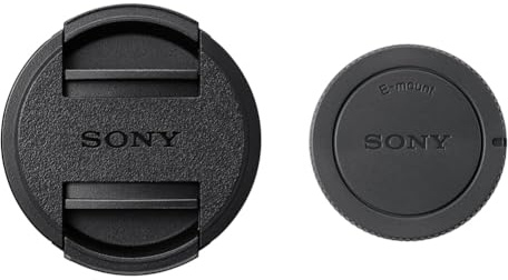 Sony ALC-F405S Vordere Objektivklappe für SEL-P1650 schwarz, 40.5 mm & ALCB1EM GEH?usedeckel f?r Alpha- und NEX- Kameras, Schwarz