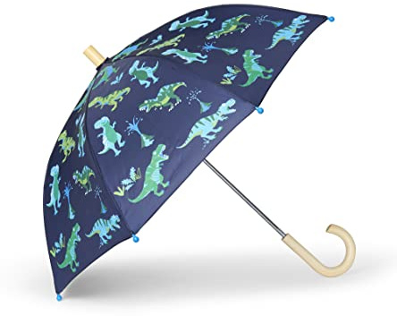 Hatley Boy's Printed Umbrella, Sharptooth Rex, One Size