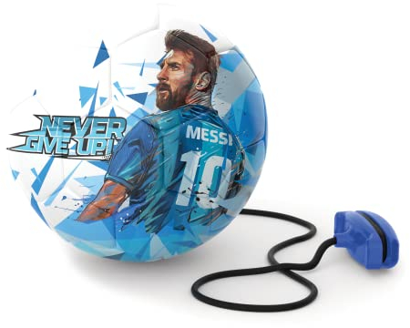 Messi Soft Touch Training Ball - Size 2 / Never Give Up - White