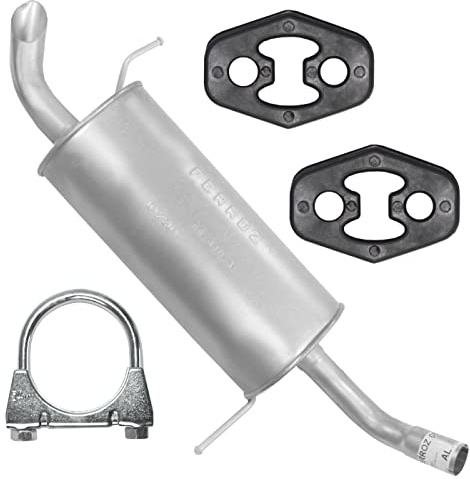 Ferroz Endschalldämpfer Auspuff Endtopf für 1.4 Ford Fiesta 5 V MK5 TDCI VI 6 MK6