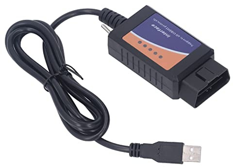 Qiilu Strumento Diagnostico per Auto, per ELM327 PIC18F25K80 FTDI con Supporto CD Protocollo OBD2 per Focus