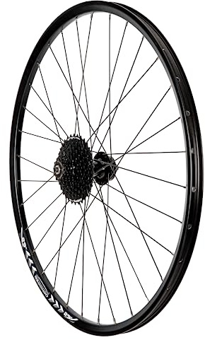 REDONDO 29 Zoll Hinterrad Laufrad Hohlkammer Felge Schwarz Disc + 7- Fach Kassette