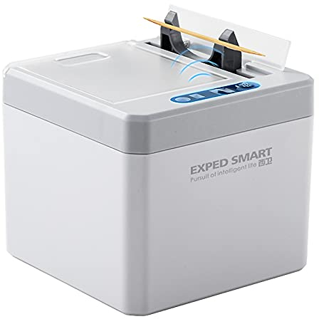 VIFERR Automatic Toothpick Dispenser Portable Smart Infrared Induction Toothpick Box Holder Pop-Up Electric Battery Operated for Home Restaurant Office