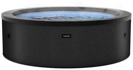 Wave Eco Foam SPA | SPA portátil al Aire Libre con Calentamiento rápido | Material de PVC Duradero | Fácil configuración (Tahoe, Negro Carbón | 6 Personas)