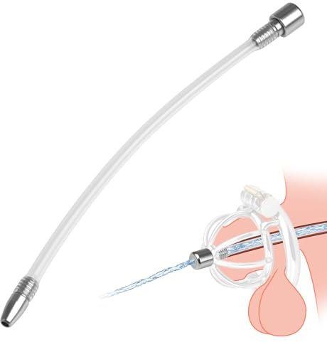 Roluck Peniskäfig Dilatoren für Männer, Edelstahl Chastity Cage Keuschheitskäfig Zubehör für Männer Käfige Dilator HarnröHre Penisplug Zubehör