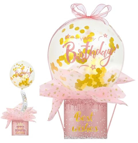 CZAYEFNH Coffret Cadeau Surprise - Boîte à Billets avec Explosion Box, Bonbon Suprême Surprise, Boîte d'Anniversaire, Boîte Cadeau d'Anniversaire pour une Surprise Inoubliable