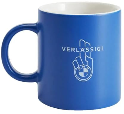 BMW Tasse 300ml Kaffeebecher Becher M Perfomance groß Porzellan Blau Verlässig