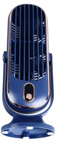 Jwthee USB Desk Fan, Portable Mini Fan Quiet Strong Wind Personal Cooling Ventilator for Home Office Car Travel Indoor Outdoor (Blue)