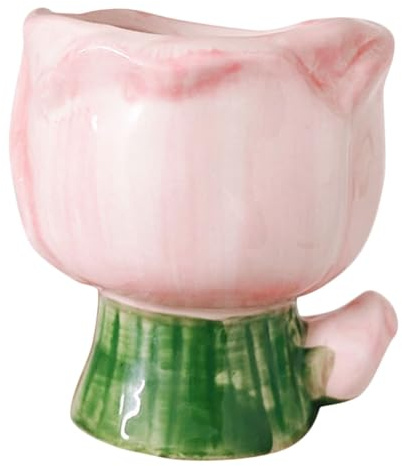 HOLIDYOYO Pot à Pinceaux de Maquillage Céramique Support pour Pinceaux Cosmétiques pour Bureau