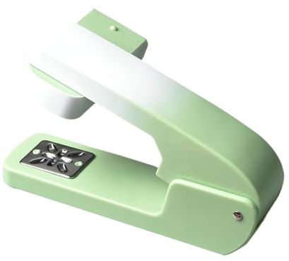 Agrapheuse de Bureau, Agrafeuse Relieuse À Livres Rotation 360 Degrés, Fourniture de Bureau Ergonomique Antidérapante pour Documents Livrets Affiches Emballage