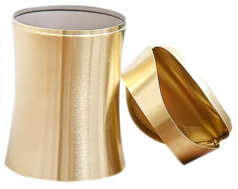 ABOOFAN Poubelle Avec Couvercle Acier Inoxydable Pour Bureau Et Cuisine Petite Poubelle De Table Pour Comptoirs Et Chambres