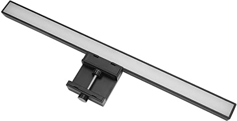 Fockety Barra Luminosa per Monitor, Controlo Tattile Lampada per Monitor per Computer con Oscuramento Continuo per la Cura degli Occhi con 3 modalità di Temperatura del Colore