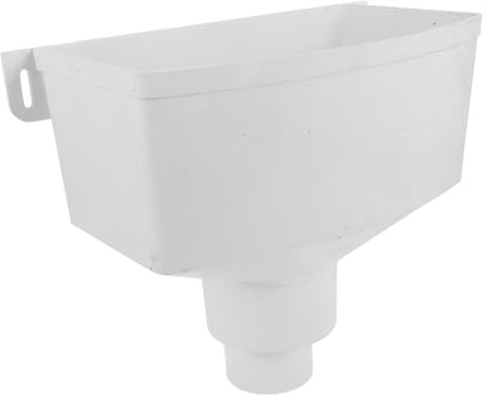 DOITOOL Connecteur PVC de Gouttière Descente Eau Pluviale Adaptateur Étanche pour Drainage Toit Installation Facile et Protection Fondations Maison Compatible Tuyau Gouttière