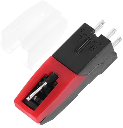 BESPORTBLE Aiguille de Rechange pour Tourne-disque Rekordbox, Stylet Platine Vinyle en Aluminium, Pointe en Rubis, Compatible Platine Vinyle, Lecture Précise et Solide, Accessoire Dj