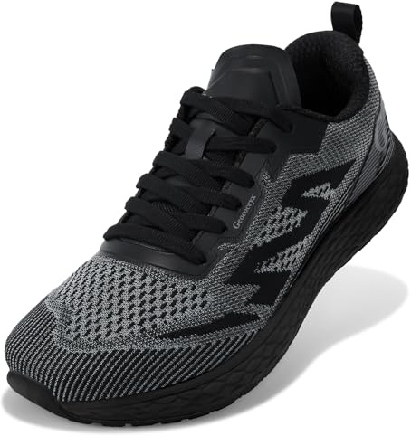 Geococcyx Zapatillas Hombre Puntera Ancha Transpirables Negro 44EU