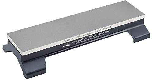 DMT D12CX-WB 12-Inch Dia-Sharp Magnetic Base Coarse/Extra-Coarse Bench Stone with MagnaBase - Clear