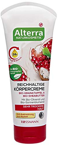 Alterra Reichhaltige Körpercreme Bio-Granatapfel & Bio-Sheabutter, 200 ml