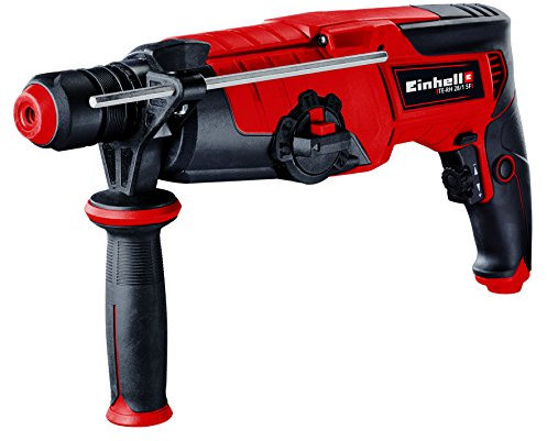 Einhell Taladro percutor TE-RH 28/1 5F (950W, velocidad de impacto 4500/min, suporta SDS-plus, control electrónico de velocidad, tope metálico de profundidad de perforación, incl. E-box)