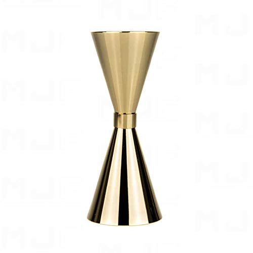 MJFLAIR Japón Mr. Slim 30/45 ml Multi-Capacidad Barra de cóctel Jigger (Oro Espejo)