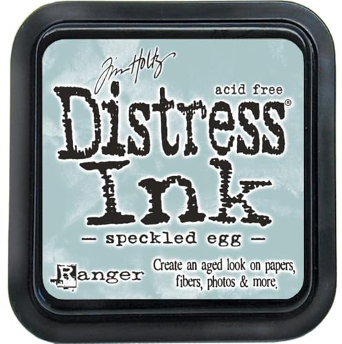 RANGER INDUSTRIES TIM72522 DPEGG Tim Holtz Distress Stempelkissen, gesprenkeltes Ei, 7.5 x7.5 cm