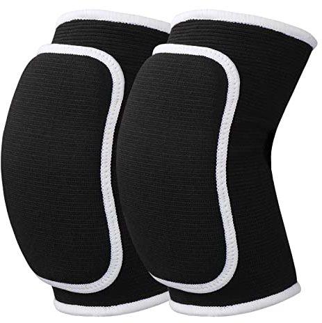 WLLHYF 1 Paar Ellenbogenpolster mit dicker Schwamm-Polsterung Atmungsaktiv Ellenbogen Wraps Arm Brace Support Fitness Tendonitis Support Strap für Kinder Kind Männer Frauen (2, Schwarz)