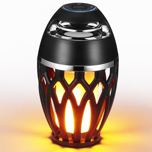 Enceinte Bluetooth avec lumière LED - Étanche - Sans fil - Bluetooth 5.0 - Portable - Audio HD - Haut-parleur Bluetooth - Lumière LED - Cadeau pour filles, garçons, femmes, hommes