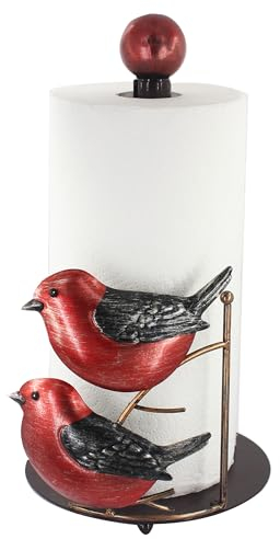 Red Paper Towel Holder Decorative Paper Towel Holder Red Kitchen Decor Winter Paper Towel Holders Countertop Cardinal Decor for Christmas Valentine Mother Day