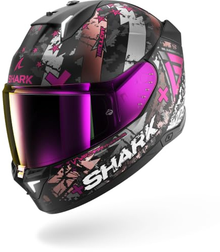 SHARK, Motorradhelm SKWAL i3 Hellcat, KUV, S (+ getöntem Schirm)