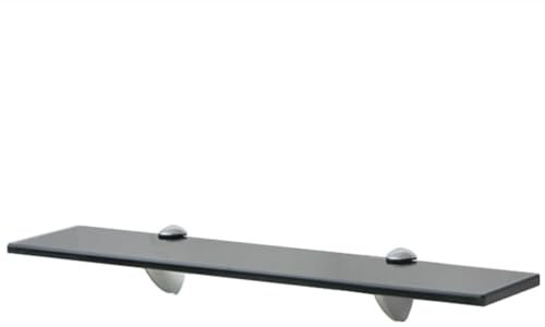 ARKEM Schwebendes Regal Glas 50x10 cm 8 mm Wandregal Ohne Bohren Waschbecken Ablage